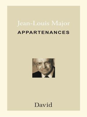 cover image of Appartenances